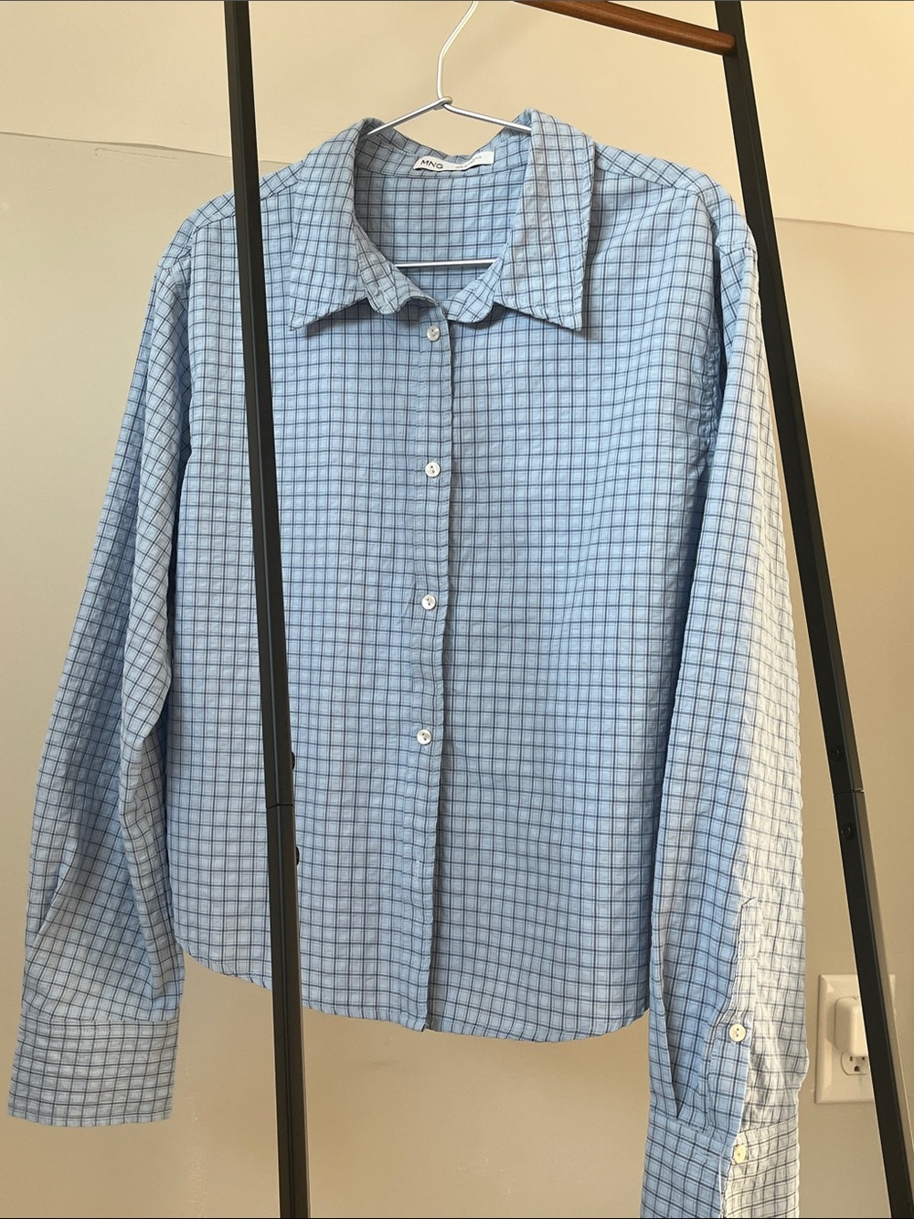 Mango lightweight cropped blouse